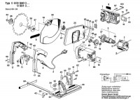 Bosch 0 600 551 041 Circular Hand Saw 110 V / Gb Spare Parts